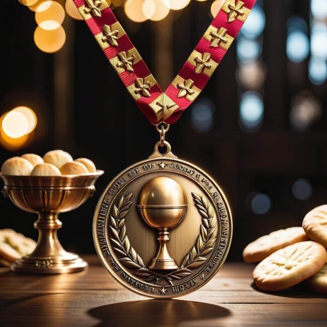 Cena medalika na komunię