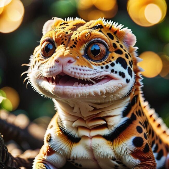 Gekon lamparci enigma jako zwierzę domowe