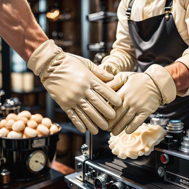 Rękawiczki kremowe DIY