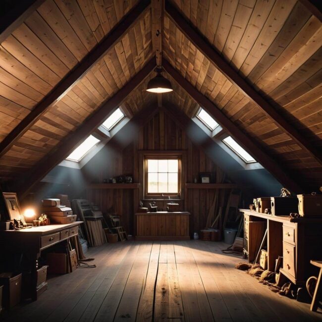 Wygodne schody strychowe